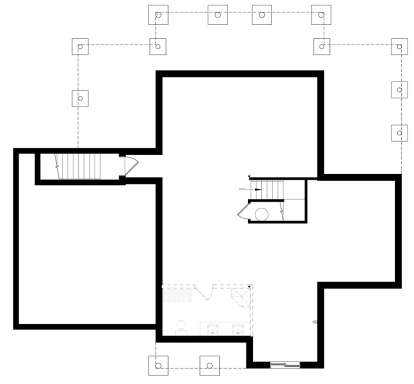 Basement for House Plan #034-01134