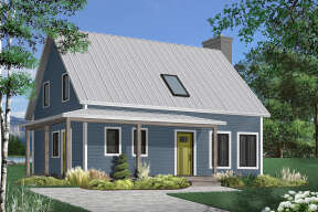 Cottage House Plan #034-01136 Elevation Photo