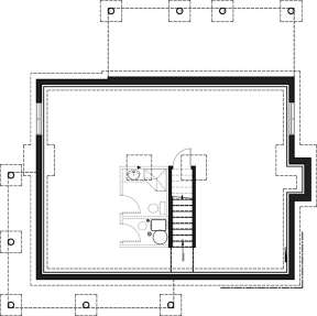 Basement for House Plan #034-01136