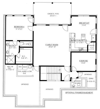 Floorplan 2 for House Plan #286-00073