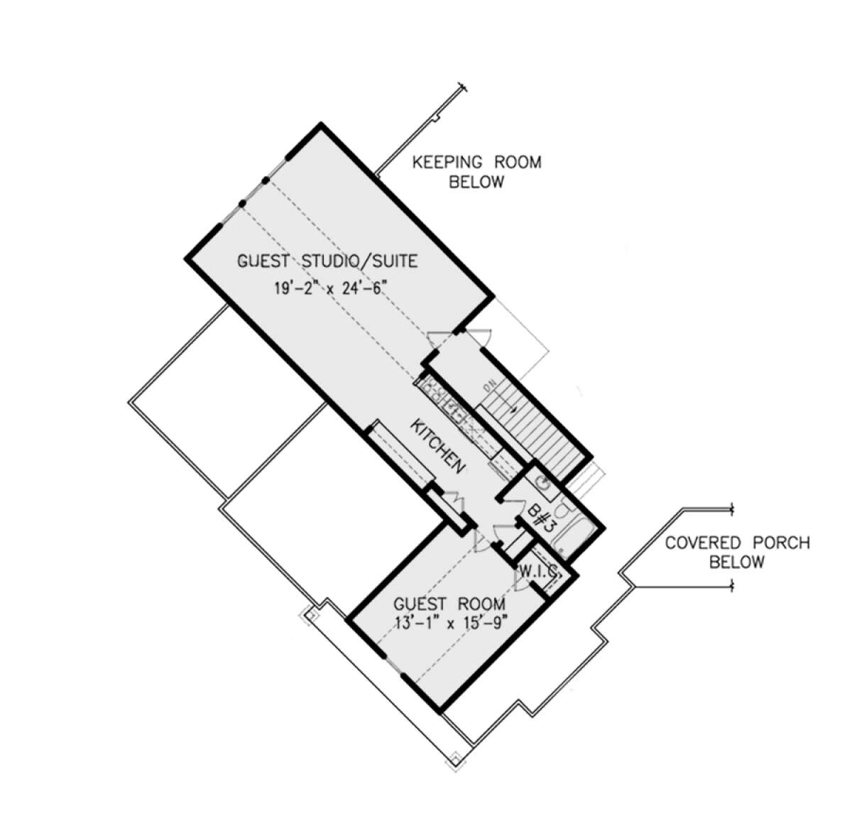 Second Floor for House Plan #699-00069