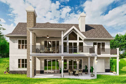 Ranch House Plan #699-00070 Elevation Photo