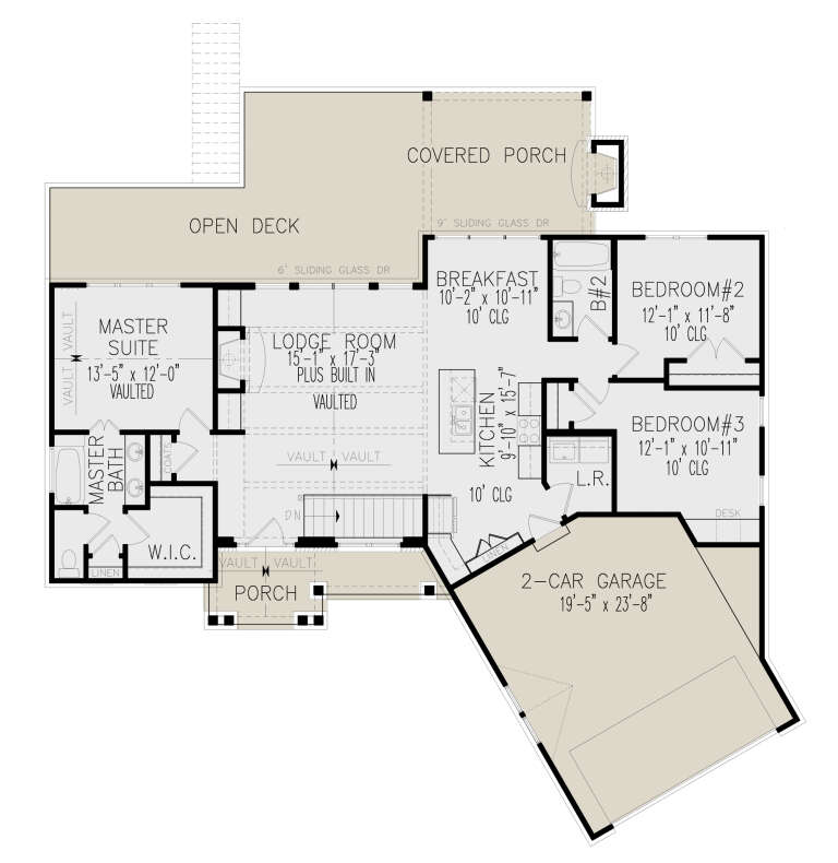 House Plan House Plan #18707 Drawing 1