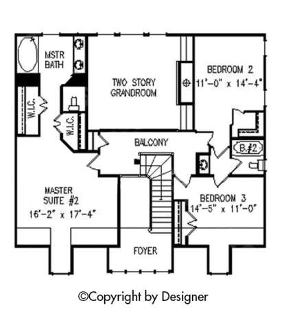 Floorplan 2 for House Plan #699-00071