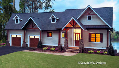 Cottage House Plan #699-00074 Elevation Photo