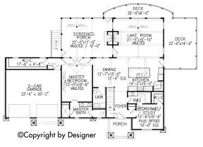Floorplan 1 for House Plan #699-00074