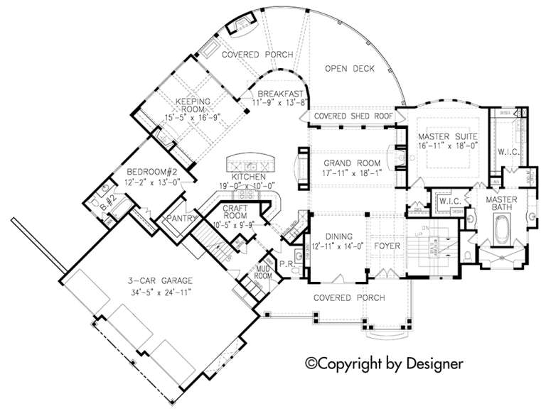 House Plan House Plan #18712 Drawing 1