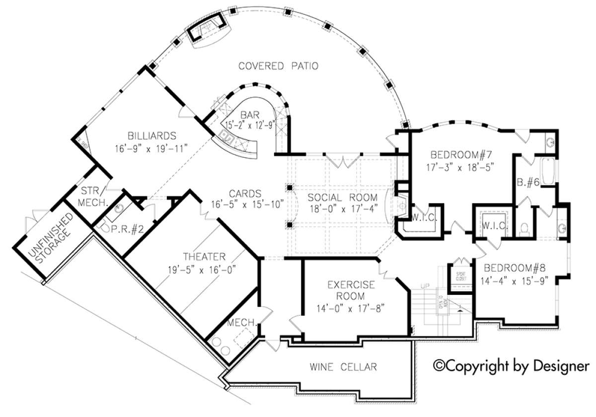 Basement for House Plan #699-00075