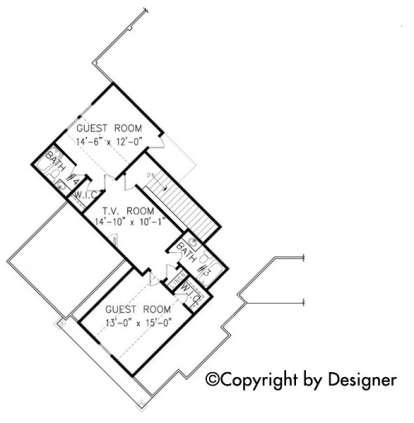 Second Floor for House Plan #699-00076