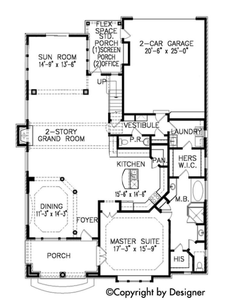House Plan House Plan #18715 Drawing 1