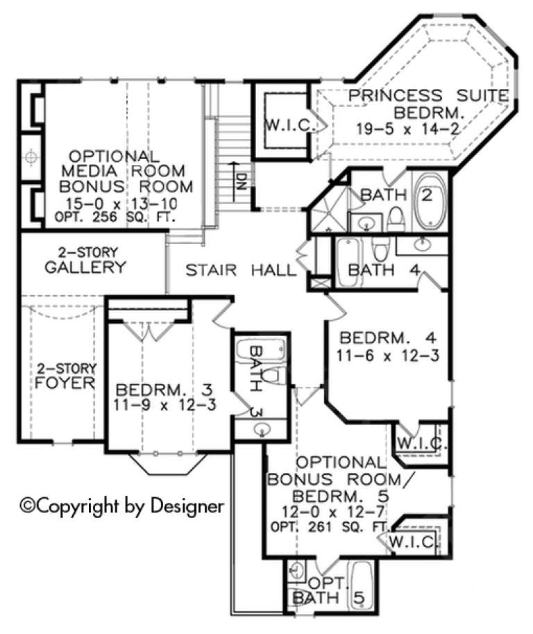 House Plan House Plan #18716 Drawing 2