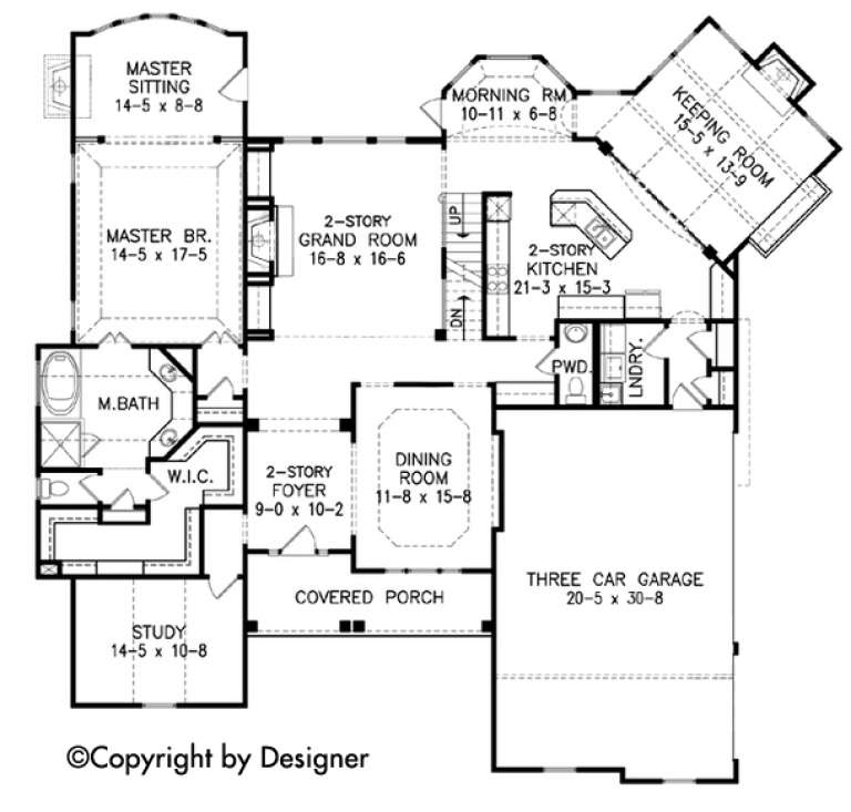 House Plan House Plan #18717 Drawing 1