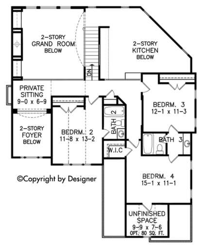 Floorplan 2 for House Plan #699-00079