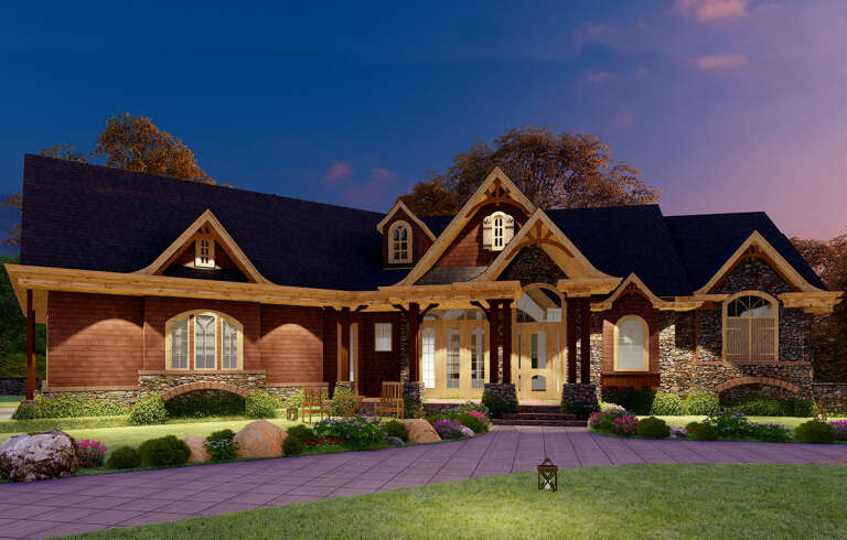 Mountain House Plan #699-00081 Elevation Photo