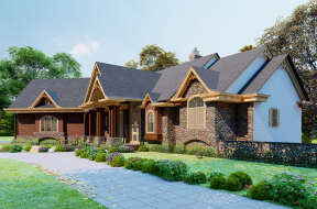 Mountain House Plan #699-00081 Elevation Photo