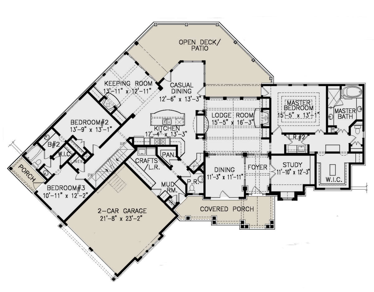 Main Floor  for House Plan #699-00081