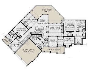 Floorplan 1 for House Plan #699-00081