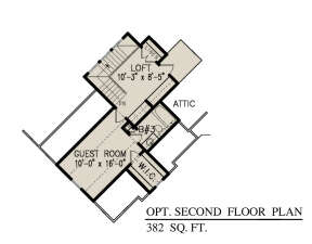 Second Floor for House Plan #699-00081