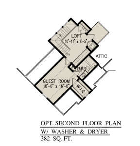 Alternate Second Floor for House Plan #699-00081