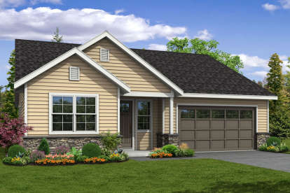 Traditional House Plan #035-00786 Elevation Photo