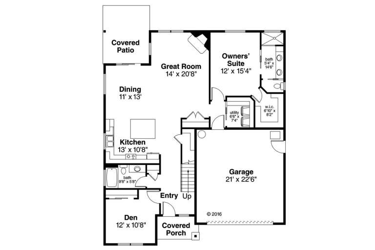 House Plan House Plan #18722 Drawing 1