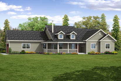 Country House Plan #035-00788 Elevation Photo