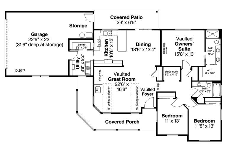 House Plan House Plan #18724 Drawing 1