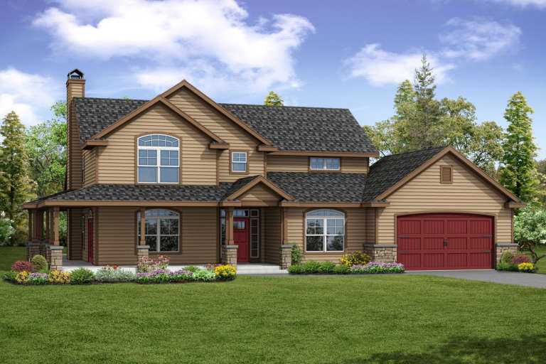 House Plan House Plan #18725 Front Elevation