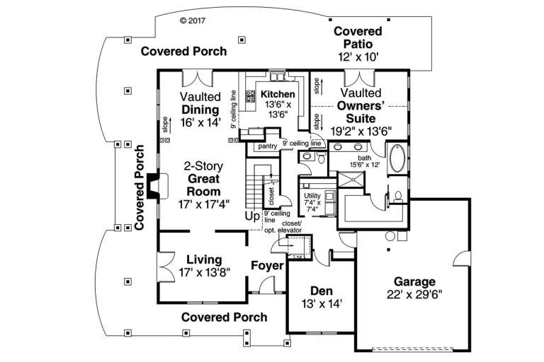 House Plan House Plan #18725 Drawing 1