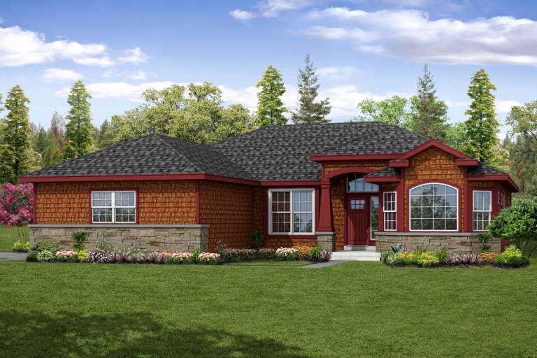 House Plan House Plan #18726 Front Elevation