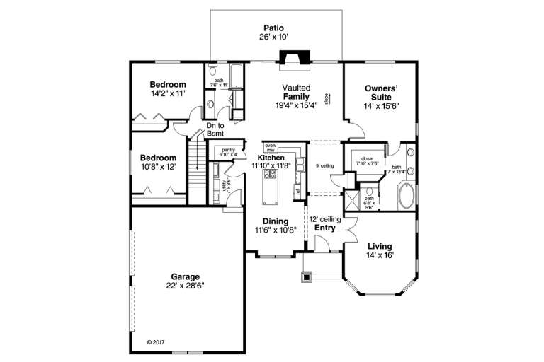 House Plan House Plan #18726 Drawing 1