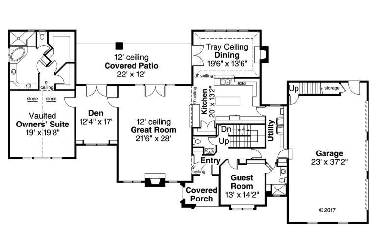 House Plan House Plan #18727 Drawing 1