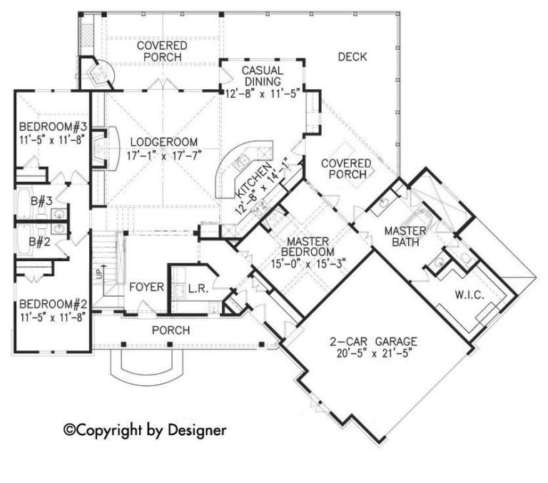 House Plan House Plan #18729 Drawing 1