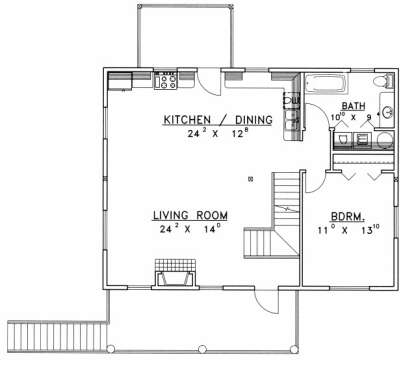 Second Floor for House Plan #039-00476
