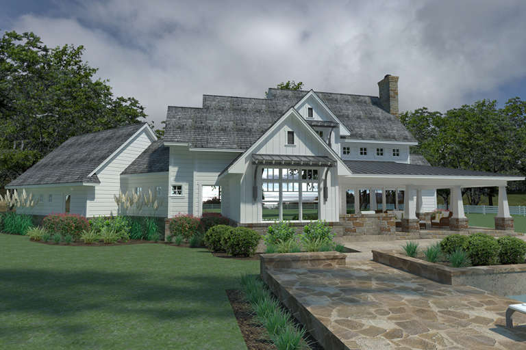Modern Farmhouse House Plan #9401-00092 Elevation Photo