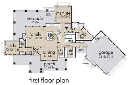 Main Floor for House Plan #9401-00092