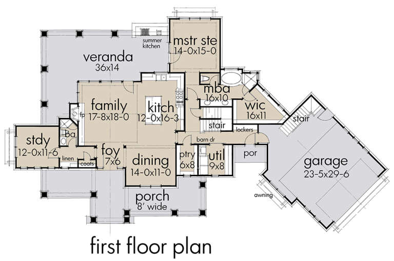House Plan House Plan #18730 Drawing 1