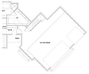 3-Car Garage Option for House Plan #9401-00092
