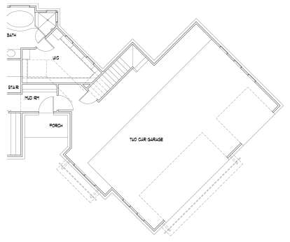 3-Car Garage Option for House Plan #9401-00092