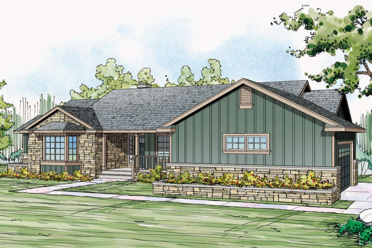 House Plan House Plan #18731 Front Elevation