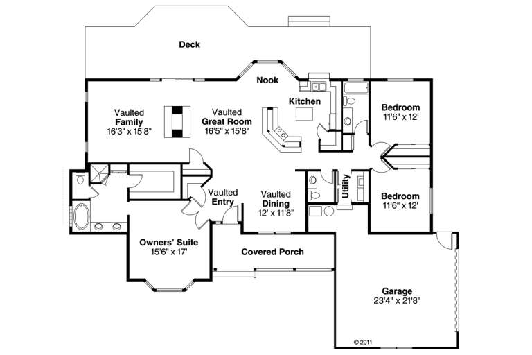House Plan House Plan #18731 Drawing 1