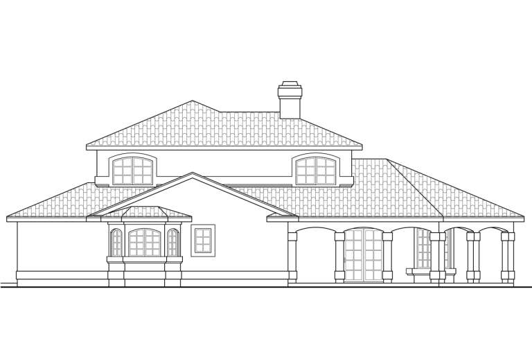 Southwest House Plan #035-00794 Elevation Photo