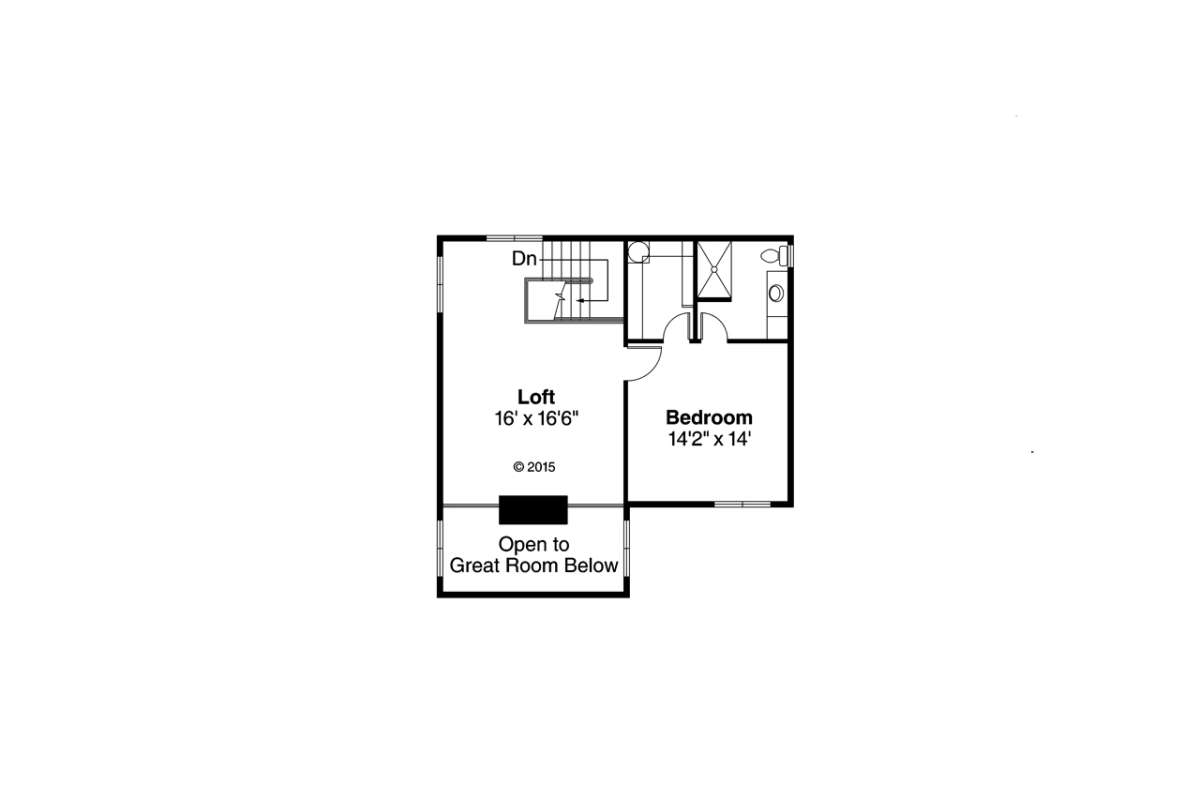Floorplan 2 for House Plan #035-00794