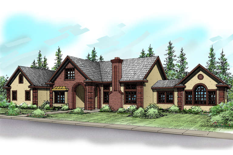 House Plan House Plan #18733 Front Elevation