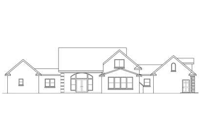 Traditional House Plan #035-00795 Elevation Photo
