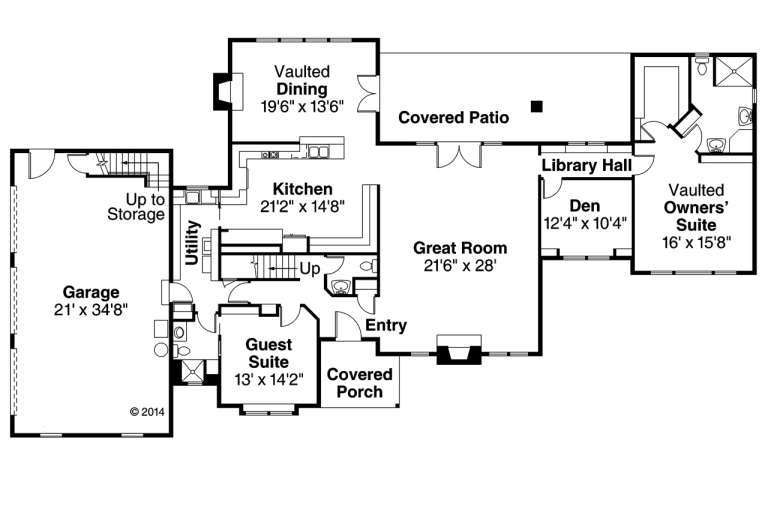 House Plan House Plan #18733 Drawing 1