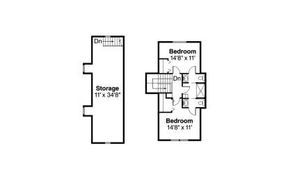 Floorplan 2 for House Plan #035-00795