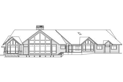 Craftsman House Plan #035-00796 Elevation Photo