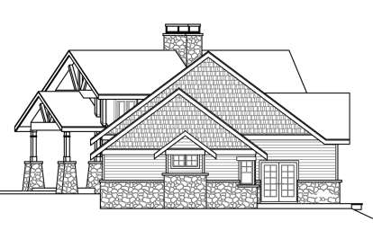 Craftsman House Plan #035-00796 Elevation Photo