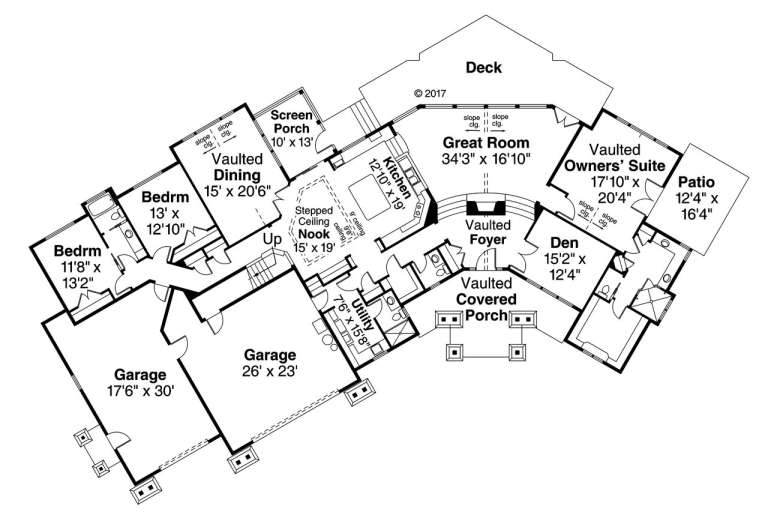 House Plan House Plan #18734 Drawing 1